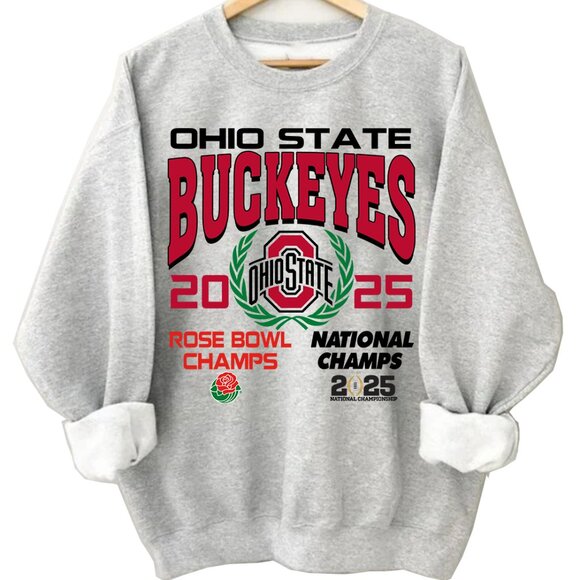 Ohio State Buckeyes Sweatshirt Ohio State Buckeyes 2025 Football Champions Shirt - Picture 1 of 2